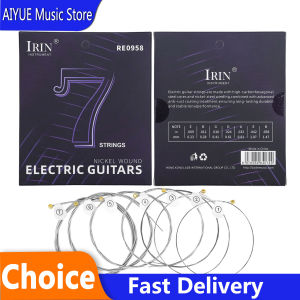 IRIN | IRIN 7 String Electric Guitar Strings Hex High Carbon Steel Core Nickel Steel Wound Anti-Rust Coated Replacement Guitar Parts