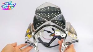 LAMPU REM VARIO 125 TECHNO KZR 2012 2015 RUNNING 8 & 10 MODE OTOMATIS MANUAL BONUS LAMPU T10