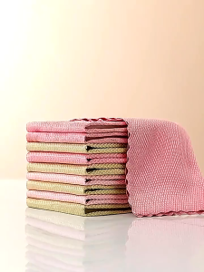 (1pc) MICROFIBER KITCHEN DISH CLOTH CLEANING KITCHEN PKG