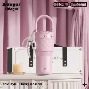 STAR+ | High Appearance Large Capacity Portable Straw Insulated Cup for Women