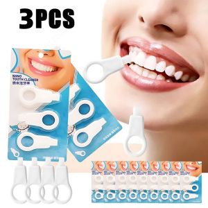 3 cái/Bộ Làm Sạch răng nhẹ nhàng bọt biển Nano làm sạch răng tẩy cao răng loại bỏ vết bẩn màu đen dụng cụ vệ sinh