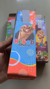 Kemasan Kebab Premium Dengan Tarikan isi 100 Pcs / Dus Kebab / Box Kebab / Bungkus Kebab