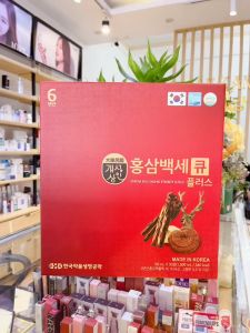 Nước hồng sâm nhung hươu linh chi tăng cường miễn dịch phục hồi sức khỏe Nonghyup Korean Red Ginseng Eternity Q Plus 30 gói x 50ml
