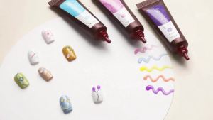limegirl | LIMEGIRL 10ml 5D Solid Pudding Nail Gel Polish Translucent Elastic 3D DIY Emboss Painting Liner Gel for Nails Art Decoration