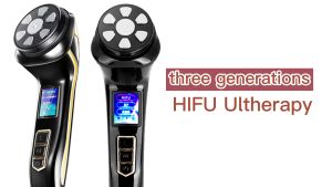 foreverlily Face Massager New Upgrade RF+HIFU+EMS 3.0 Ultrasonic Instrument V-face Lift Fade Fine Lines Regain Vitality Skin Care Device 4-IN-1[GD]