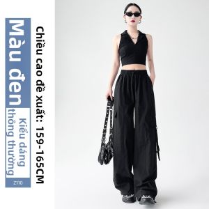 NIANDAIJINGDIAN | Quần Tây Dây Cao Su Đàn Hồi Phong Cách Thư Giãn Chất Liệu Lụa Mát Ống Quần Thẳng