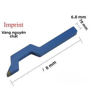 Khuôn Dập Logo Vòng Thép Kim Loại 585 750 925 999 Vàng & Bạc Dụng Cụ Tạo Dấu Ấn Cho Chế Tác Đồ Trang Sức