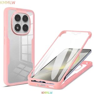 Ốp Lưng Trong Suốt Bảo Vệ Toàn Diện 360 Độ Hai Mặt Dành Cho Redmi Note 15/14/13/12/11 Pro Mỏng Nhẹ Chống Xước Chống Bụi