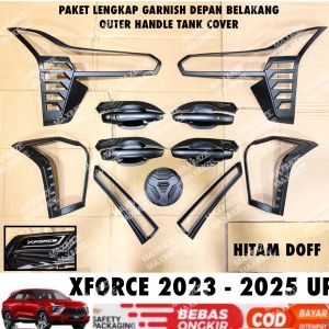 Paket Lengkap Xforce 2023 2024 2025 2026 2027 Garnish Depan Belakang Outer Handle Tank Cover Hitam Doff