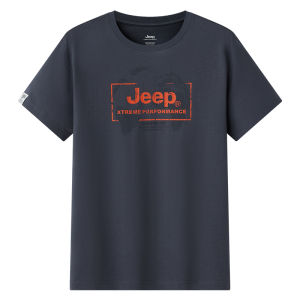 Jeep | Jeep Mens Breathable Casual Short Sleeve T-shirt Outdoor Sports Upper Apparel Ultra-light Quick-dry UV Protection Windproof