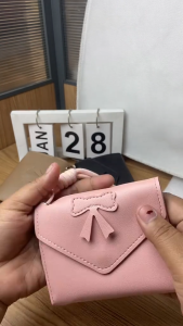 New style wallet female student short wallet fashion coin purse Korean style mini wallet card holder