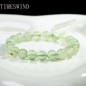 Timewind Ban Đầu Tự Nhiên 3A Grapestone Ánh Sáng Màu Xanh Lá Cây hạt tròn nữ mới Phong Cách Vòng Đeo Tay trang sức thời trang Quà Tặng Với Giấy Chứng Nhận