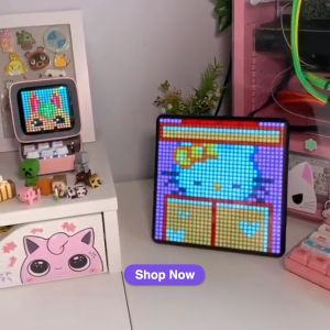 Divoom  Pixoo Max with 32 x 32 Pixel Art Programmable LED Display | 1 Year Warranty Pro Max Dowel Max - Lazada