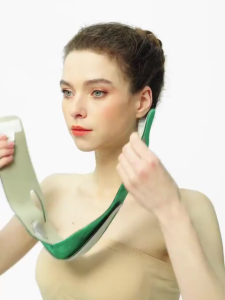 <𝙇𝙖𝙯𝙎𝙜𝙈𝙖𝙡𝙡> Anti Double Chin V Shape Thin Face Lift Massage Face Slimming Mask Massage Tool Anti Wrinkle