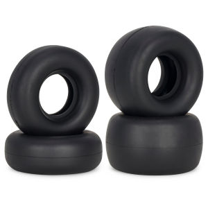 4Pcs RC Rubber Tires Wheels with Silencing Sponge for Tamiya 1/10 Frog Sand Scorcher Grasshopper Hornet Buggy