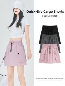 miiow | Black A-Line Mini Skirt Womens High Waist Thin Body Shaping Small Size American Retro Workwear Skirt Cat Person Short Skirt