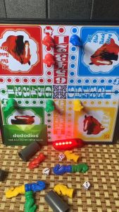 Cờ cá ngựa bằng nam châm - bàn cờ gập đôi đựng quân cờ - Size 30x30Cm - hãng dododios