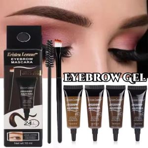 4 Colors Liquid Dyeing Eyebrow Gel Set Waterproof Durable Brown Tint Eyebrow Henna Mascara Eyebrows