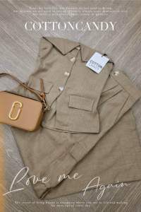 Era Set เซทฟรีไซส์ เกาะอกสม็อคหลังสวย และกางเกงทรงคาร์โก้เท่ๆ