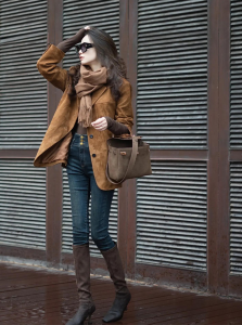 DANTING | Elegant Spring Suede Jacket