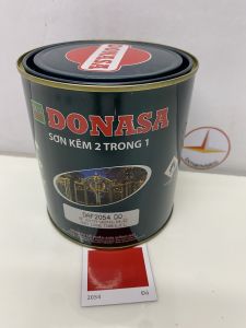 Sơn Sắt Kẽm Donasa  2 trong 1 màu DAF 2054 Đỏ _ 800ml