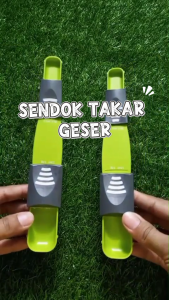 SENDOK TAKAR UKUR BUMBU KOPI GESER SLIDING SCALE MEASURING SPOON UNIK SESUAI KEINGINAN