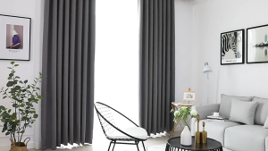 【Ready Stock】Langsir Blackout Curtain Free Ring Langsir Blackout UV Sunblock Tirai Tingkap home decor