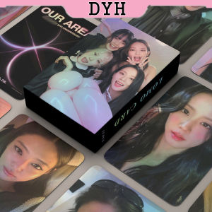 55pcs/box BLACKPINK Laser Photocards 8th anniversary Holographic LOMO Card KPOP Album