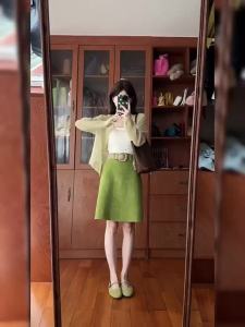 NIUVIES | Stylish Green Dress Set Summer 2026