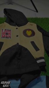 JAKET ANAK VARSITY HOODIE DB SPIDERMAN X IRONMAN USIA 2-12 TAHUN LAKI-LAKI/PEREMPUAN TERBARU TERPOPULER