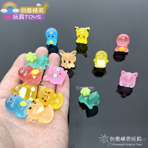 Bandai | Glow-in-the-dark Pokémon DIY accessory cartoon resin decoration desktop creative ornament gift for giving or collecting