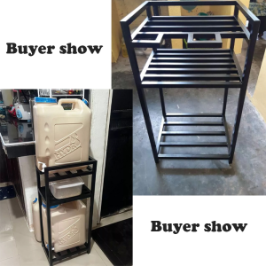 3 Layer Water Bucket Rack Heavy Duty Gallon Water Jug Stand Space Saving Metal Water Tank Stand Freestanding Water Bottle Storage Rack Mineral Water Rack for Office Living Room
