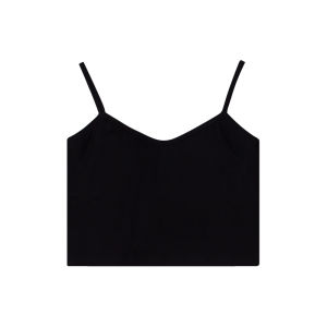 CozyDays Multi-Color Shoulder Short-Sleeved T-shirt Womens Summer Bandage Dress Slim Fit Inner Wear Padded Strap Vest Short Top