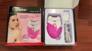 Hatteker | Hatteker Electric Plucker Clamp Wheel Type Hair Remover for Men and Women USB Charging with Light