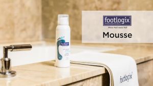 FOOTLOGIX Very Dry Skin Mousse Formula #3 (125ml) - Proven Moisturizing & Restoring Formula with Urea - Ideal for Seniors & Diabetic Care
