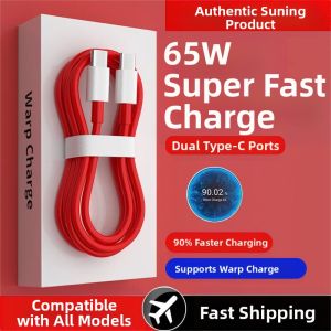 CRDC | OnePlus Super Flash Charge Data Cable for 5/6T/7Pro/7T/8T/10 Phone 9R Dual Type-C Charging Line DASH Fast Charge Warp Nine OnePlus 30W Quick 1351