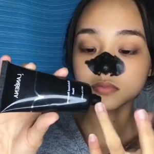 LANBENA Bamboo Charcoal Blackhead Remover Facial Mask Peel Off Mask Pore Clransing Strip Clay Mask Oil Control Skin Care 50g