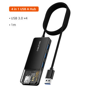 Cabletimes | CABLETIME 6 in 1 USB C Hub 4K 30Hz HDMI PD 100W USB 3.0 5Gbps SD TF for MacBook Pro Laptops Type C Hub