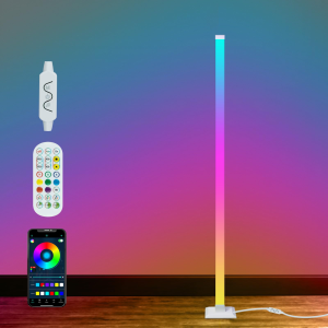 RGB LED Floor Lamp Controlled By Remote Control And APP Synchronize With The Music Game Room Decoration Indoor Ambient Lighting