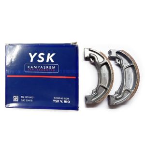 Kampas Rem Belakang Vario (YSK) - Kampas Tromol Roda Belakang MEGAPRO / VERZA / BEAT Karbu / FI / POP/ ESP / VARIO 125 - 150 / SCOOPY (Harga Per Set)