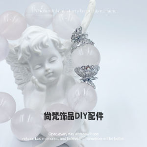 Strong Color Preservation Crystal Bracelet Handmade Vintage Flower Holder Combination with Thin Slice DIY Accessories