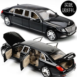 Original 1:24 Mercedes-Benz Maybach Extended Version Car Model Six-Door Artificial Alloy Car Boy Toy Car