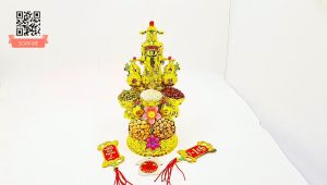 Bông tỏi ông địa ngọc thực hồ lô tài lộc - TỎI CÁT TƯỜNG