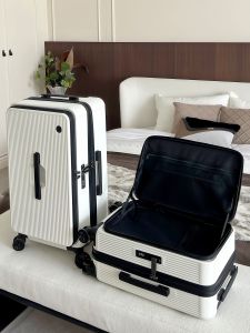 2025 New Large Capacity Luggage Side Opening Cover Carry-On Suitcase 20 Inch for Men And Women 24 Inch Travel Suitcase