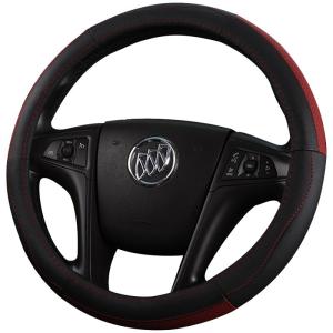 QUEES | All-Season Genuine Leather Steering Wheel Cover