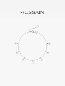 HUSSAIN | Refined Freshwater Pearl Bracelet With Silver