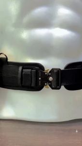 Terlaris Ikat Pinggang Pria Kopel Set Tactical B01 Hitam Multifungsi Slot Besi