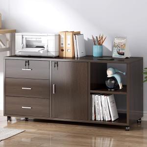 Lockable Wooden Office Storage Cabinet