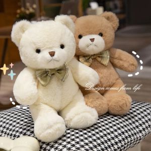 Cute Teddy Bears Stuffed Plush Toys Bear Animal Plushies Dolls Soft Bear Valentines Day Gifts Kids Birthday Home Decor Party