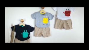 Setelan Baju Anak LUPIN 1-4 Tahun / Baju Anak Berkualitas